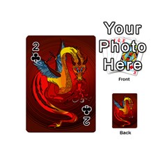 Dragon Metallizer Playing Cards 54 Designs (Mini) from ArtsNow.com Front - Club2