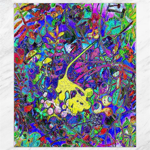 vibrant abstract floral/rainbow color Canvas 8  x 10  from ArtsNow.com 8.15 x9.66  Canvas - 1