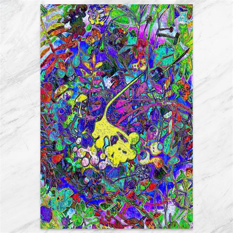 vibrant abstract floral/rainbow color Canvas 12  x 18  from ArtsNow.com 11.88 x17.36  Canvas - 1