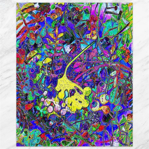 vibrant abstract floral/rainbow color Canvas 16  x 20  from ArtsNow.com 15.75 x19.29  Canvas - 1