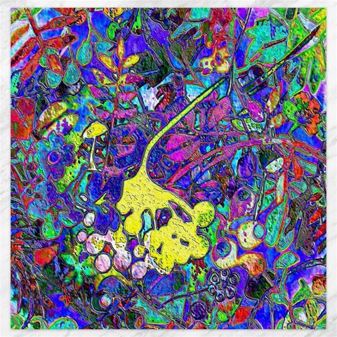 vibrant abstract floral/rainbow color Canvas 20  x 20  from ArtsNow.com 19 x19.27  Canvas - 1