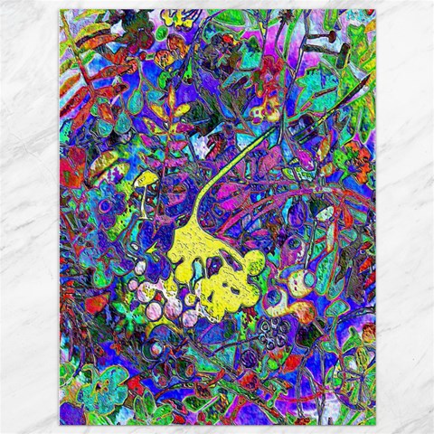 vibrant abstract floral/rainbow color Canvas 36  x 48  from ArtsNow.com 35.26 x46.15  Canvas - 1