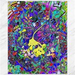 vibrant abstract floral/rainbow color Canvas 11  x 14 