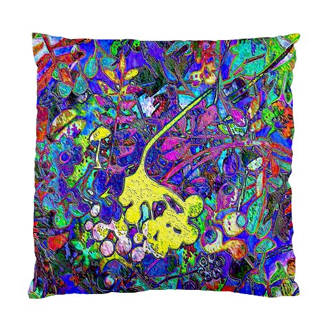 vibrant abstract floral/rainbow color Standard Cushion Case (Two Sides) from ArtsNow.com Front