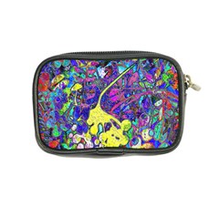 vibrant abstract floral/rainbow color Coin Purse from ArtsNow.com Back