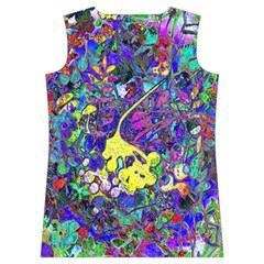 vibrant abstract floral/rainbow color Women s Basketball Tank Top from ArtsNow.com Back