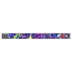 vibrant abstract floral/rainbow color Wristlet Pouch Bag (Small) from ArtsNow.com Strap Inside