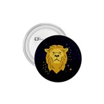 Zodiak Leo Lion Horoscope Sign Star 1.75  Buttons