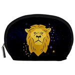 Zodiak Leo Lion Horoscope Sign Star Accessory Pouch (Large)