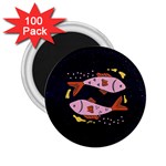 Fish Pisces Astrology Star Zodiac 2.25  Magnets (100 pack) 