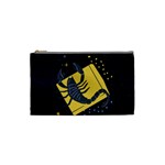 Zodiak Scorpio Horoscope Sign Star Cosmetic Bag (Small)