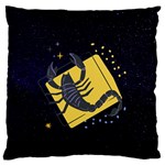 Zodiak Scorpio Horoscope Sign Star Standard Flano Cushion Case (One Side)
