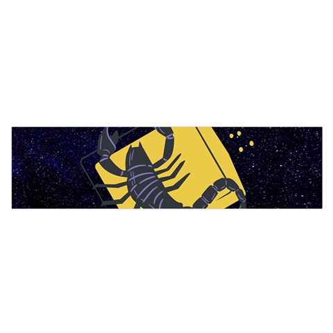 Zodiak Scorpio Horoscope Sign Star Satin Scarf (Oblong) from ArtsNow.com Front