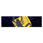 Zodiak Scorpio Horoscope Sign Star Satin Scarf (Oblong)