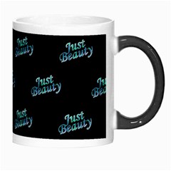 Just Beauty Words Motif Print Pattern Morph Mugs from ArtsNow.com Right