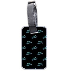 Just Beauty Words Motif Print Pattern Luggage Tag (two sides) from ArtsNow.com Front