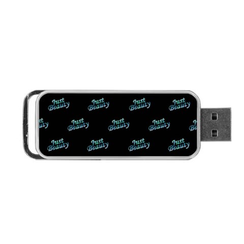 Just Beauty Words Motif Print Pattern Portable USB Flash (One Side) from ArtsNow.com Front