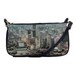 Lujiazui District Aerial View, Shanghai China Shoulder Clutch Bag