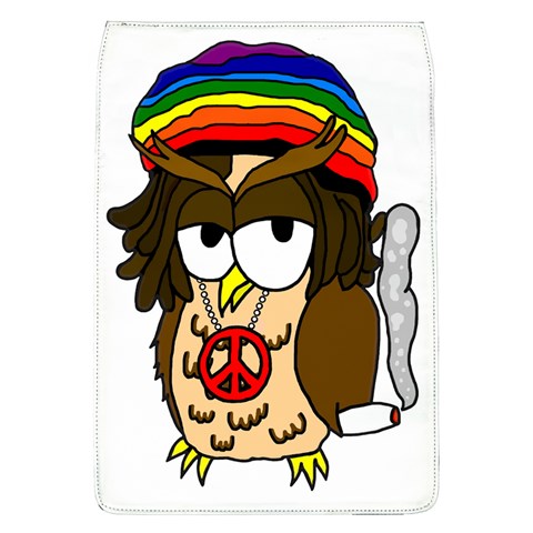 Rainbow Stoner Owl Removable Flap Cover (L) from ArtsNow.com Front