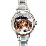 beagle2 Round Italian Charm Watch