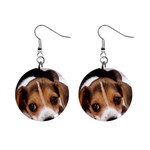 beagle2 1  Button Earrings