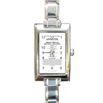 Annette Rectangle Italian Charm Watch