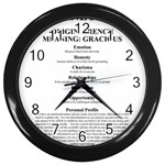Annette Wall Clock (Black)