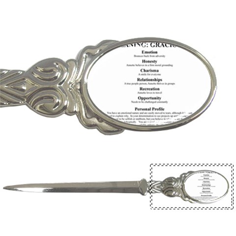 Annette Letter Opener from ArtsNow.com Front