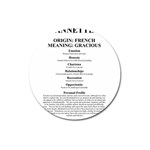 Annette Magnet 3  (Round)