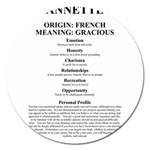 Annette Magnet 5  (Round)