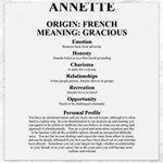Annette Canvas 16  x 16 