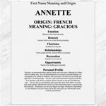 Annette Canvas 16  x 20 