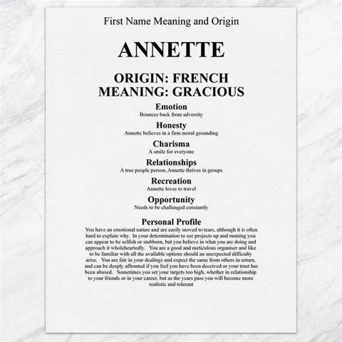 Annette Canvas 18  x 24  from ArtsNow.com 17.8 x23.08  Canvas - 1