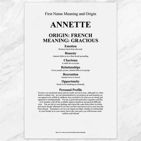 Annette Canvas 20  x 30  from ArtsNow.com 19.62 x28.9  Canvas - 1