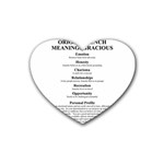 Annette Rubber Coaster (Heart) 