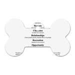 Annette Dog Tag Bone (Two Sides)
