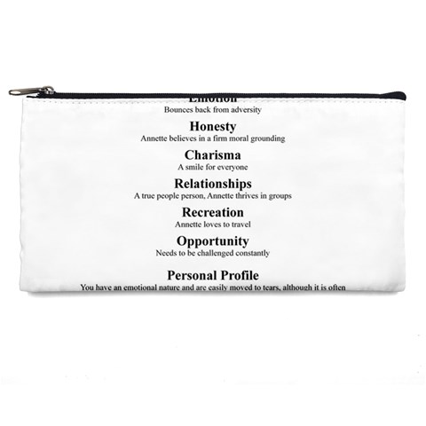 Annette Pencil Case from ArtsNow.com Front