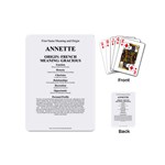 Annette Playing Cards Single Design (Mini)