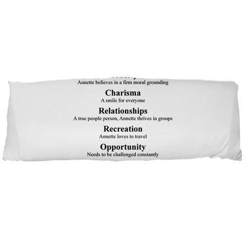 Annette Body Pillow Case Dakimakura (Two Sides) from ArtsNow.com Front