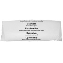 Annette Body Pillow Case Dakimakura (Two Sides) from ArtsNow.com Back