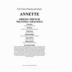 Annette Small Garden Flag (Two Sides)
