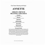 Annette Large Garden Flag (Two Sides)