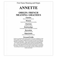 Annette Drawstring Pouch (Large) from ArtsNow.com Back
