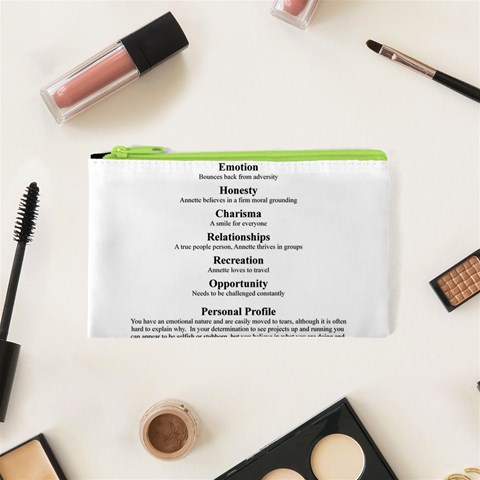 Annette Cosmetic Bag (XS) from ArtsNow.com Front