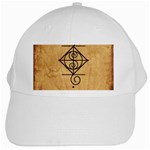 I Am Strong, Calm  And Protected By The Infinite Universe White Cap