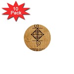 I Am Strong, Calm  And Protected By The Infinite Universe 1  Mini Buttons (10 pack) 