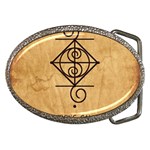 I Am Strong, Calm  And Protected By The Infinite Universe Belt Buckles
