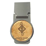 I Am Strong, Calm  And Protected By The Infinite Universe Money Clips (Round) 