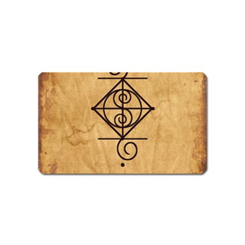 I Am Strong, Calm  And Protected By The Infinite Universe Magnet (Name Card) from ArtsNow.com Front