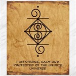 I Am Strong, Calm  And Protected By The Infinite Universe Canvas 20  x 24 